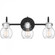 Andrews 3-Light Earth Black Vanity Light (26|ANW8603EK)