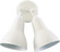 2LT PAR LAMP FLOODLGT-WH (83|690-2-6)