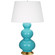 Egg Blue Triple Gourd Table Lamp (237|322X)