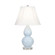 Baby Blue Small Double Gourd Accent Lamp (237|A696)