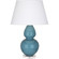 Steel Blue Double Gourd Table Lamp (237|OB23X)