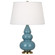 Steel Blue Small Triple Gourd Accent Lamp (237|OB30X)