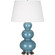 Steel Blue Triple Gourd Table Lamp (237|OB42X)
