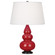 Ruby Red Small Triple Gourd Accent Lamp (237|RR31X)
