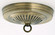 Ribbed Canopy Kit; Antique Brass Finish (27|S70/053)
