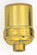 Keyless Standard Socket; Brite Gilt Finish (27|S70/420)