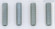 4 Steel Nipples; 1/8 IPS; Running Thread; 1-1/2'' Length (27|S70/601)