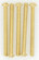 5 Round Head Screws; 8/32; Brass Plated Finish (27|S70/636)