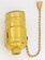 3-Way Standard Socket; Brite Gilt Finish (27|S70/4310)