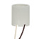 Keyless Porcelain Socket With Paper Liner; 2 Bushings; 2 Wireways; Spring Contact For 4KV; 9'' (27|80/1734)