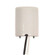 Keyless Porcelain Socket With Paper Liner; Mounting Screws Held Captive; 2 Wireways; 18'' Leads; (27|80/1689)