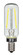 2.5 Watt T6 LED; Clear; Candelabra base; 2700K; 200 Lumens; 120 Volt (27|S9872)