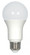 9.8 Watt; A19 LED; 3500K; Medium base; 220 deg. Beam Angle; 120 Volt (27|S29837)