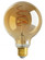 4.5 Watt G30 LED Filament; Amber; Medium base; 2000K; 240 Lumens; 120 Volt (27|S9968)