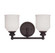 Melrose 2-Light Bathroom Vanity Light in English Bronze (128|8-6836-2-13)