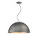 Sommerton 3-Light Pendant in Rubbed Zinc with Silver Leaf (128|7-5014-3-85)