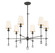 Lorainne 6-light Chandelier In Oxidized Black (128|1-9001-6-88)