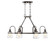 Portsmouth 6-Light Outdoor Linear Chandelier in English Bronze (128|1-3502-6-13)