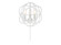 North LED Fan Light Kit in White (128|FLG-103-WH)
