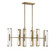 Winfield 12-Light Linear Chandelier in Warm Brass (128|1-9773-12-322)