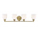 Melrose 4-Light Bathroom Vanity Light in Warm Brass (128|8-6836-4-322)