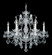 Century 6 Light 120V Chandelier in Black Pearl with Clear Heritage Handcut Crystal (168|1705-49)