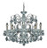 Century 8 Light 120V Chandelier in Black Pearl with Clear Heritage Handcut Crystal (168|1707-49)