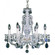 Sterling 6 Light 120V Chandelier in Polished Silver with Clear Heritage Handcut Crystal (168|2994-40H)