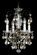 New Orleans 4 Light 120V Chandelier in Heirloom Bronze with Clear Heritage Handcut Crystal (168|3648-76H)