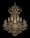 New Orleans 14 Light 120V Chandelier in Etruscan Gold with Clear Crystals from Swarovski (168|3658-23S)
