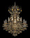 New Orleans 14 Light 120V Chandelier in Black Pearl with Heritage Handcut Crystal (168|3658-49H)