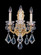 La Scala 3 Light 120V Wall Sconce in Antique Silver with Heritage Handcut Crystal (168|5071-48)