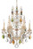 Bordeaux 6 Light 110V Chandelier in French Gold with Clear Legacy Crystal (168|5770-26L)