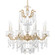 La Scala 8 Light 120V Chandelier in Parchment Gold with Clear Crystals from Swarovski (168|5073-27S)