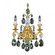 Renaissance 2 Light 120V Wall Sconce in Heirloom Gold with Clear Crystals from Swarovski (168|3761-22S)