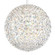 Da Vinci 16 Light 110V Pendant in Stainless Steel with Clear Crystals From Swarovski® (168|DV1515S)