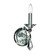 Jasmine 1 Light 120V Wall Sconce in Polished Silver with Clear Optic Crystal (168|9671-40CL)