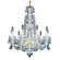 Sterling 9 Light 120V Chandelier in Polished Silver with Clear Heritage Handcut Crystal (168|2996-40H)