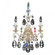 Renaissance 3 Light 120V Wall Sconce in Antique Silver with Clear Heritage Handcut Crystal (168|3762-48)