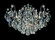 Renaissance 8 Light 120V Semi-Flush Mount in Antique Silver with Clear Heritage Handcut Crystal (168|3785-48)