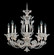 Rivendell 8 Light 120V Chandelier in Etruscan Gold with Clear Crystals from Swarovski (168|7866-23S)