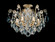 Renaissance 6 Light 120V Semi-Flush Mount in French Gold with Clear Crystals from Swarovski (168|3784-26S)