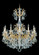 La Scala 12 Light 120V Chandelier in French Gold with Clear Crystals from Swarovski (168|5011-26S)