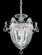 Bagatelle 3 Light 120V Mini Pendant in Polished Silver with Heritage Handcut Crystal (168|1243-40)