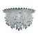 Trilliane Strands 8 Light 120V Flush Mount in Polished Stainless Steel with Clear Heritage Handcut (168|TR4802N-401H)