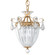 Bagatelle 3 Light 120V Mini Pendant in French Gold with Clear Crystals from Swarovski (168|1243-26S)