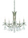 Vesca 5 Light 120V Chandelier in Antique Silver with Clear Heritage Handcut Crystal (168|VA8355N-48H)