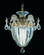 Bagatelle 1 Light 120V Mini Pendant in Etruscan Gold with Clear Crystals from Swarovski (168|1241-23S)