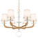 Emilea 6 Light 120V Chandelier in French Gold with Clear Optic Crystal (168|MA1006N-26O)