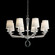 Emilea 8 Light 120V Chandelier in Etruscan Gold with Clear Optic Crystal (168|MA1008N-23O)